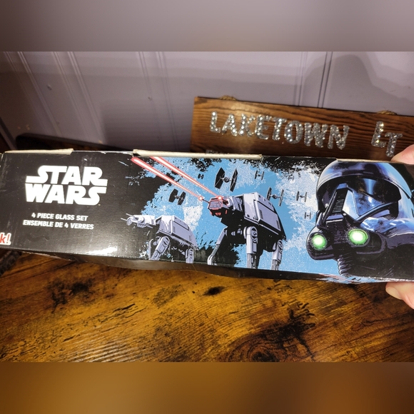 Disney Star Wars  Glass Set - Black, Red, Orange The Force Awakens - Picture 3 of 12